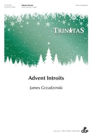 Advent Introits SATB choral sheet music cover Thumbnail